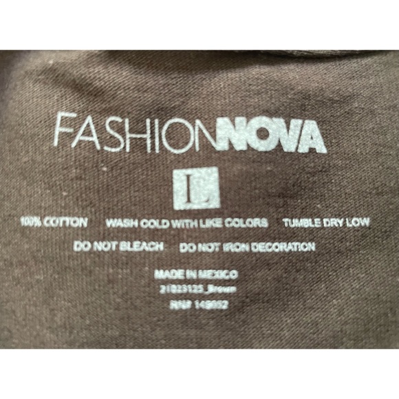 Fashion Nova Uncensored Fuck You Have A Nice Day Long Sleeve Tee NWOT! - Picture 13 of 16